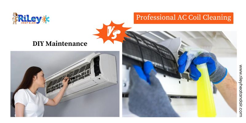 Cleaning AC Coils - Riley Heat & Air